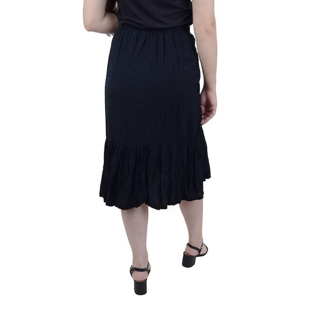 Saia Feminina LZT Midi Preta - 8084