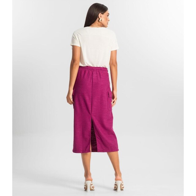 Saia Feminina Midi Endless Roxo