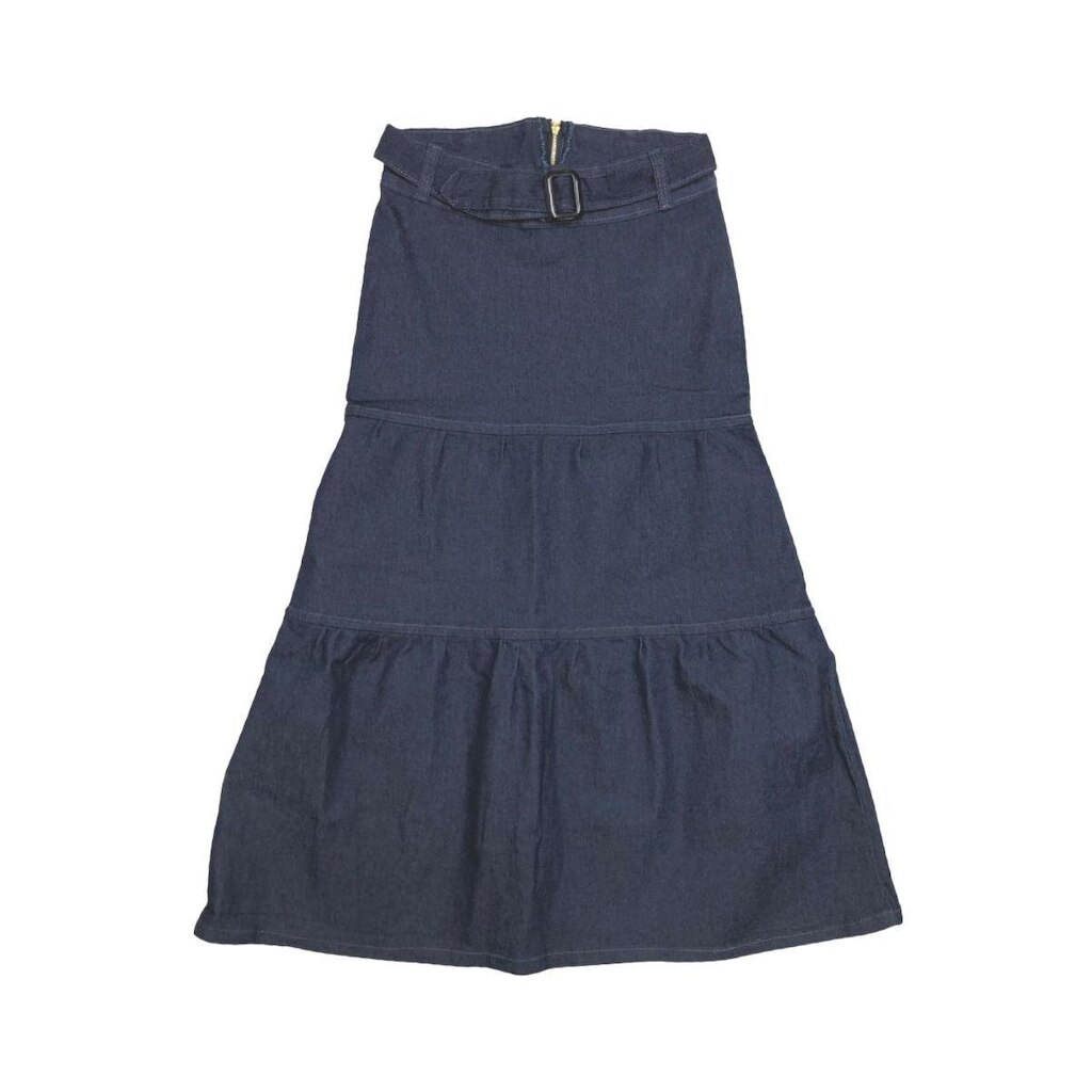 Saia Jeans Longa Três Marias