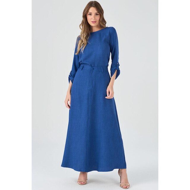 Saia Longa PKS Evase Azul-M