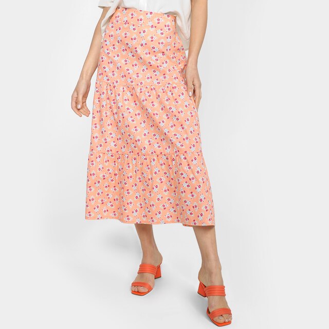 Saia Midi Danyblu Floral