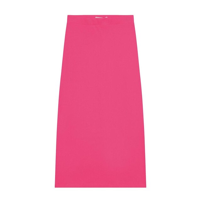 Saia Midi De Ribana Feminina Endless Rosa