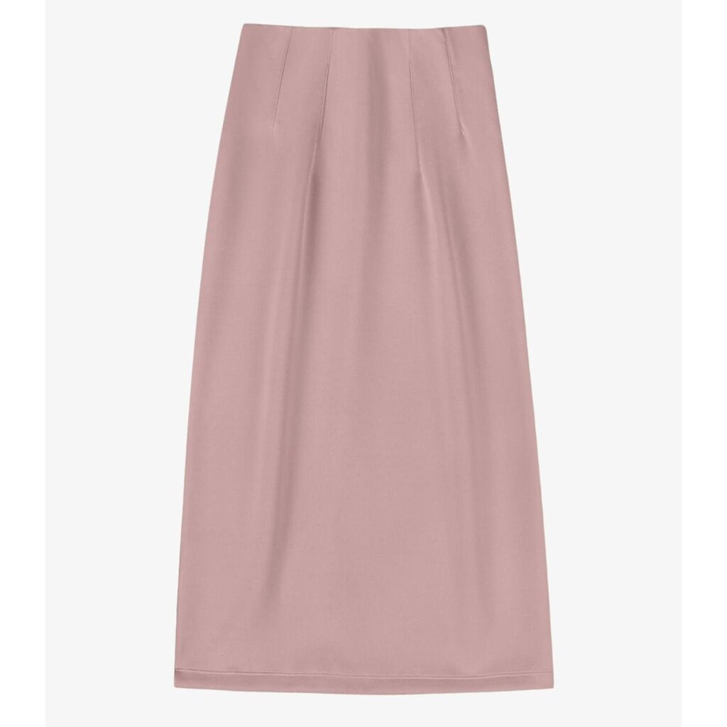 Saia Midi Feminina Em Malha Omotion Com Pence Veev Rosa