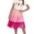 Saia Midi Infantil De Tule Com Babados Trick Nick Rosa - Rosa