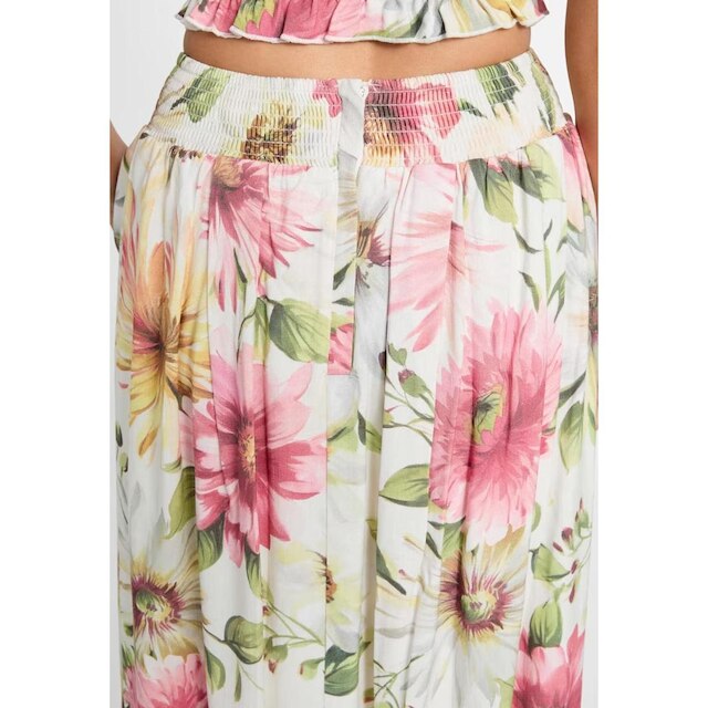 Saia Midi Rodada Eco Floral
