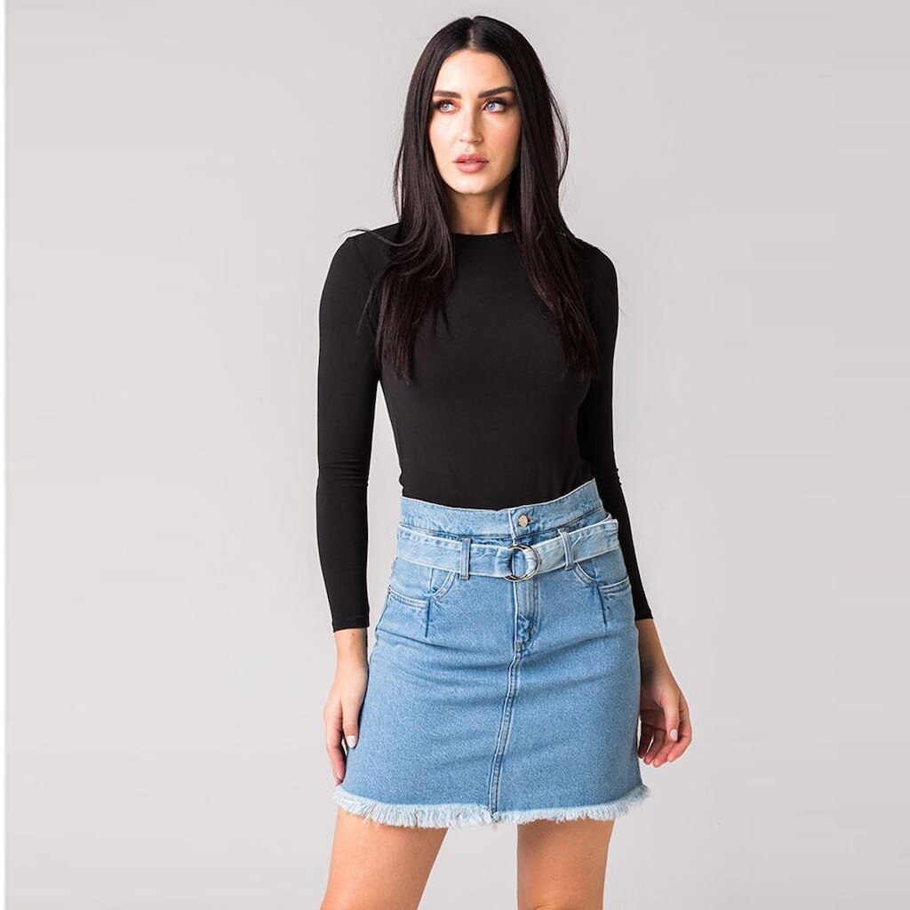 Saia Modal Jeans Disparate