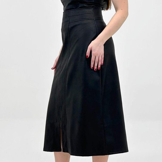 Saia Pacific Blue Midi Feminina
