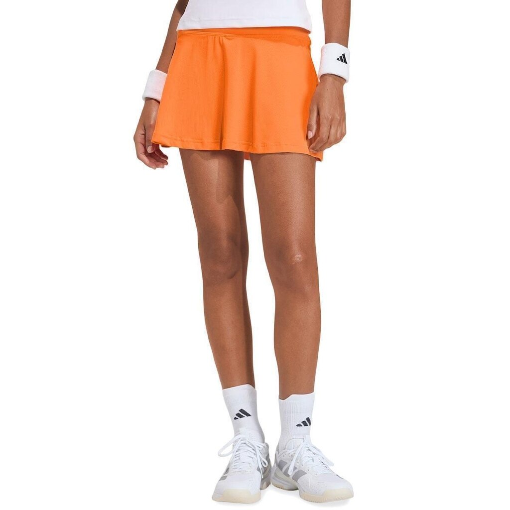 Saia Shorts Adidas Club Laranja