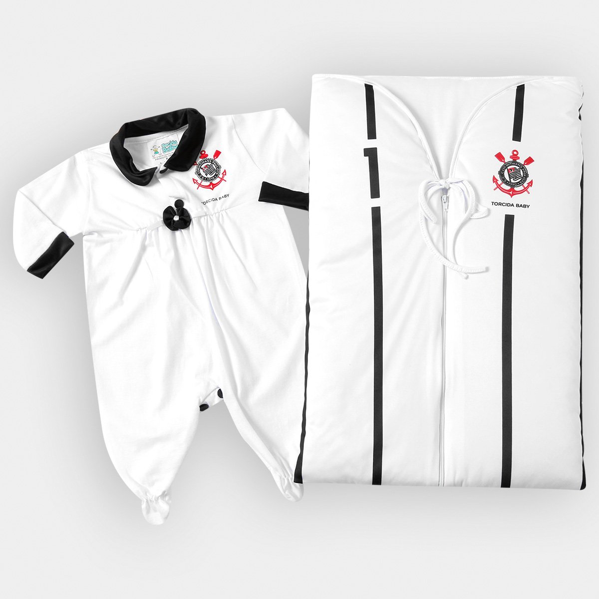 conjunto do corinthians para recem nascido