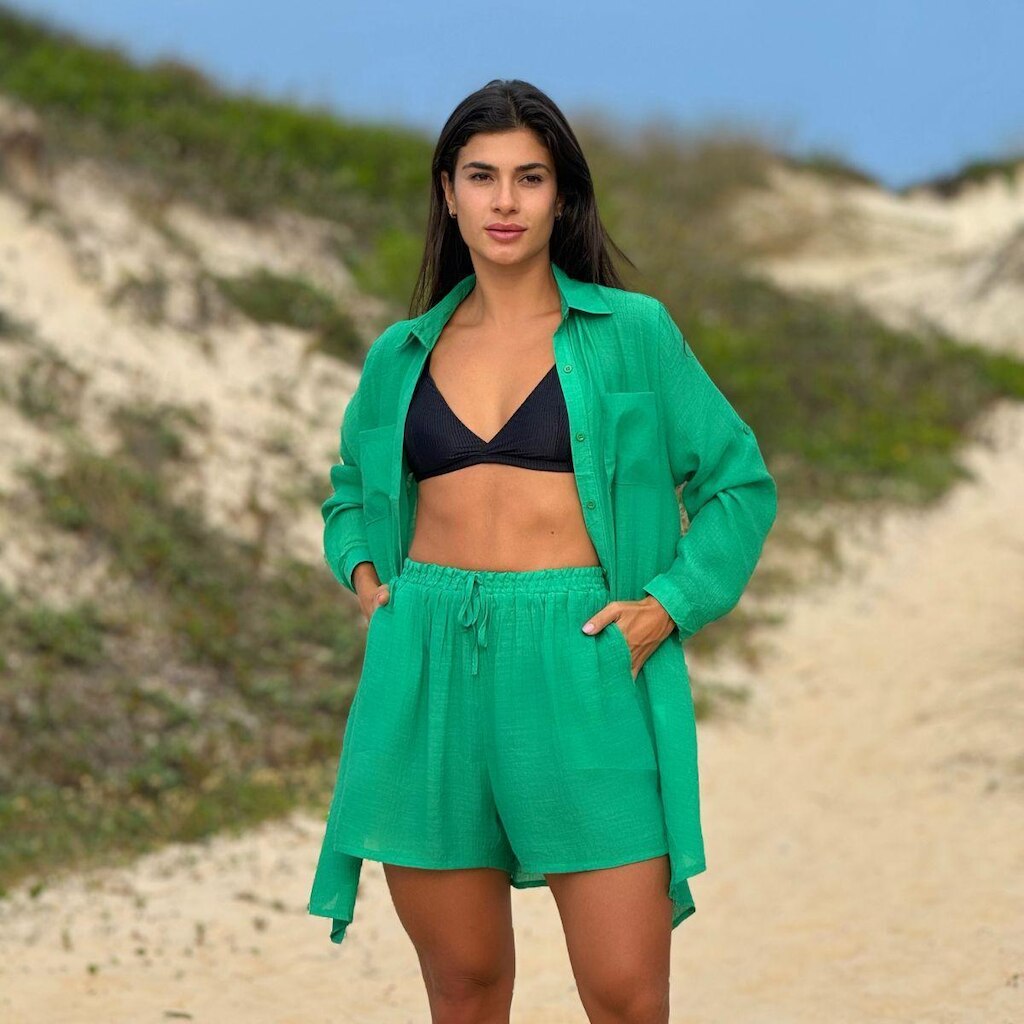 SAÍDA DE PRAIA CAMISÃO E SHORT VERÃO