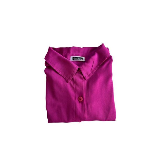 Saida de Praia Camisão Max Camisa Chamise Manga Longa - Rosa Escuro Menor preço em Saida de Praia Camisão Max Camisa Chamise Manga Longa - Rosa Escuro