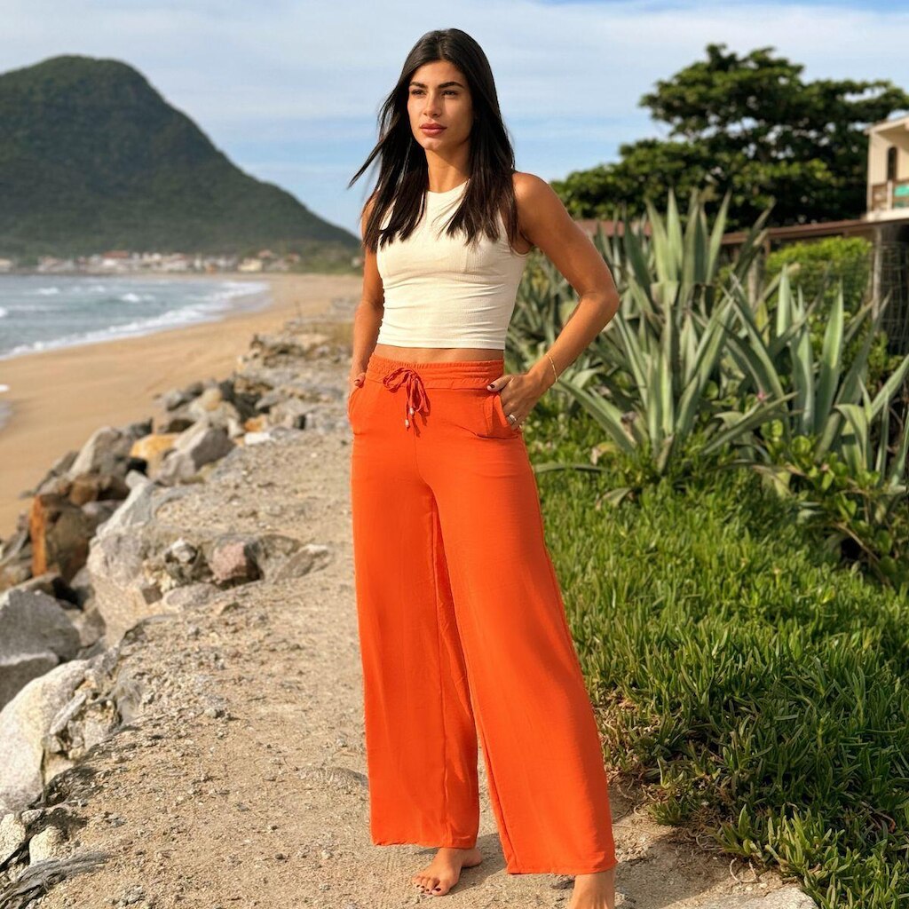 SAÍDA PRAIA CALÇA PANTALONA