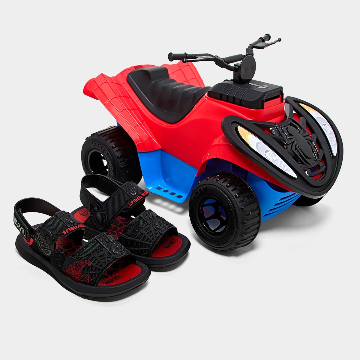 Sandáli infantil Grendene Kids Homem Aranha Adventure Trip Menino - 1