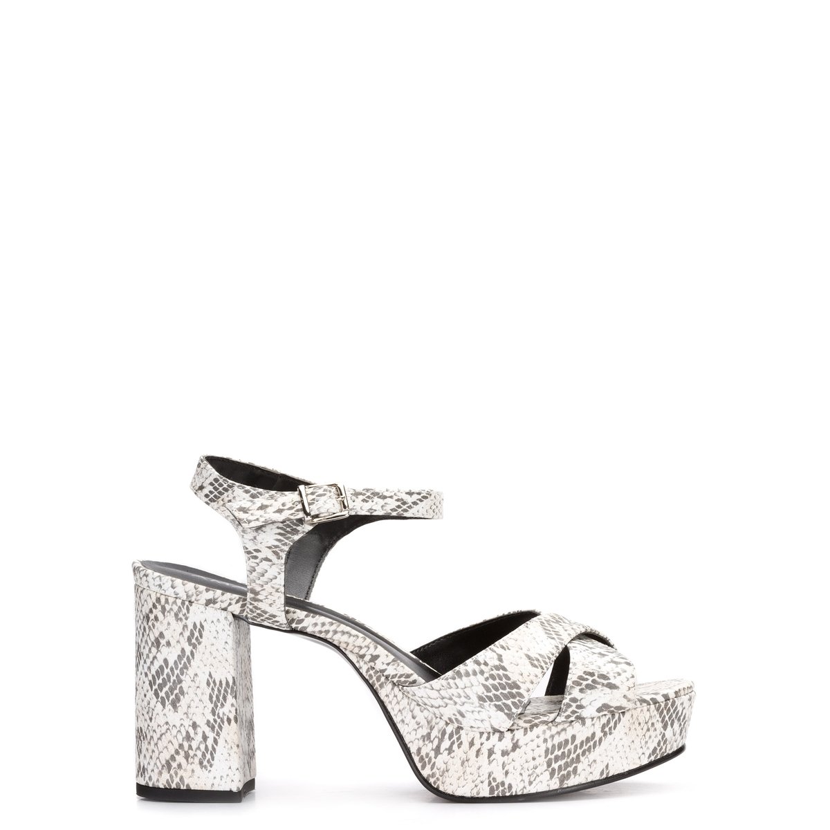 sandália amaro meia pata salto grosso