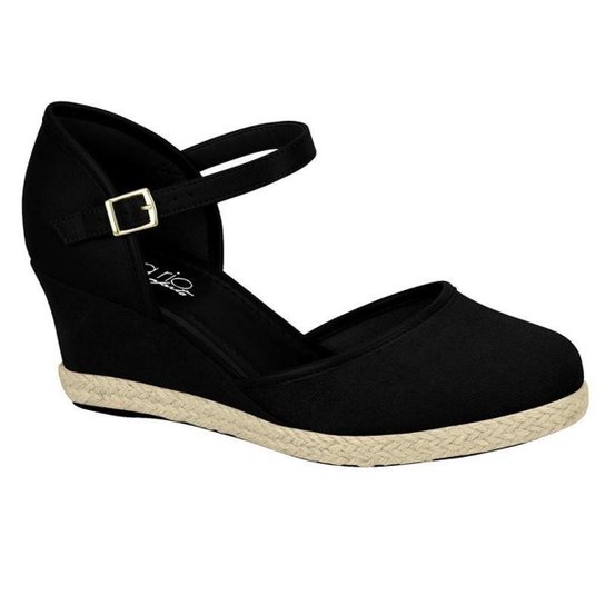 Sandália Anabela Beira Rio Preto Netshoes - Main Image