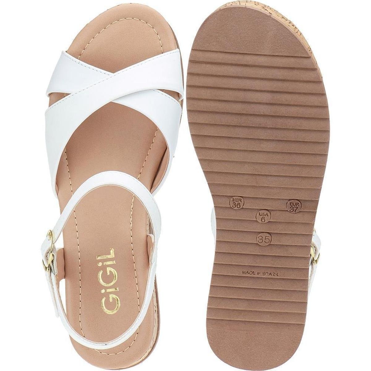 sandalia anabela flatform