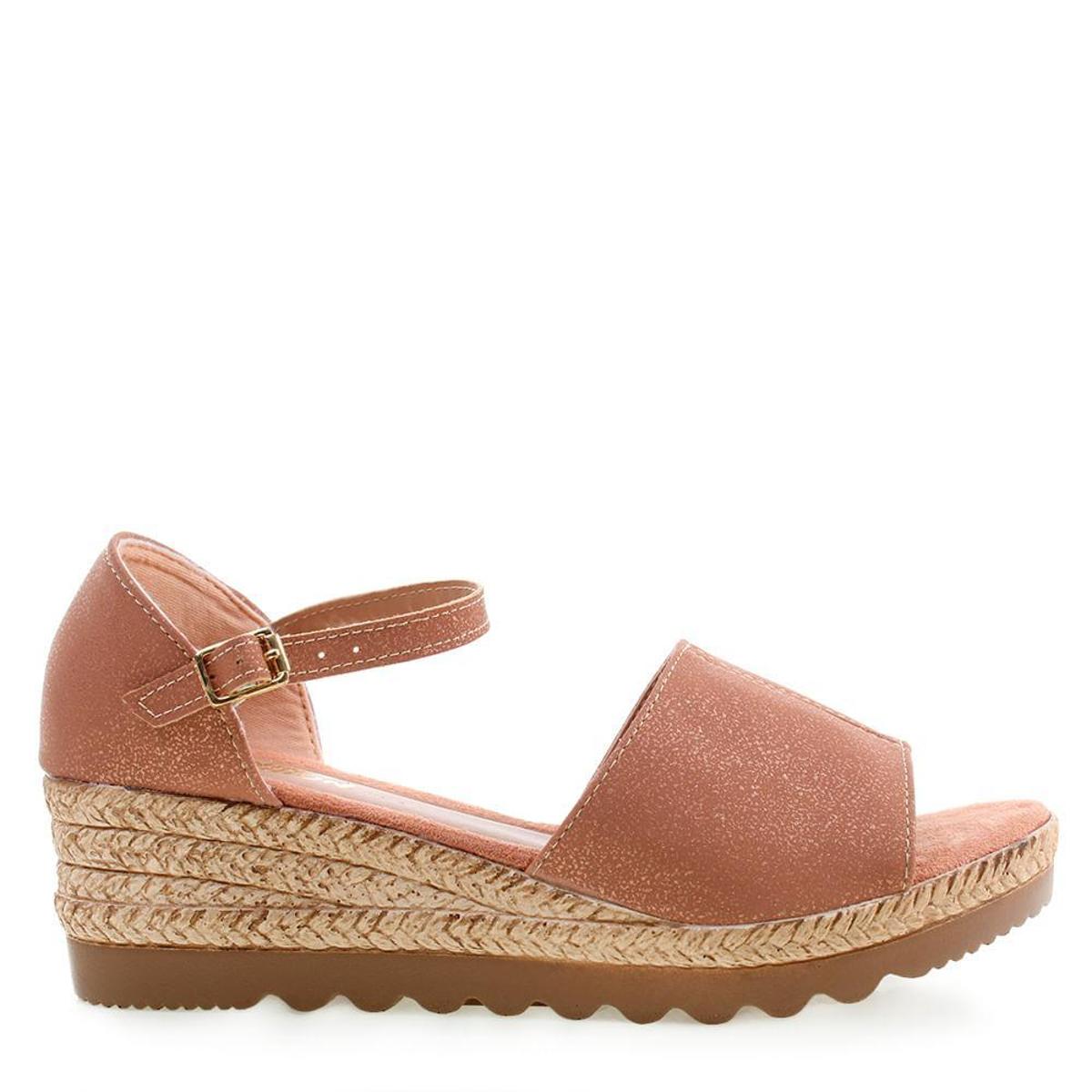 Sandália Anabela Infantil Lalita Fashion Marrom 36 - Marrom Claro+Marrom  Escuro | Netshoes