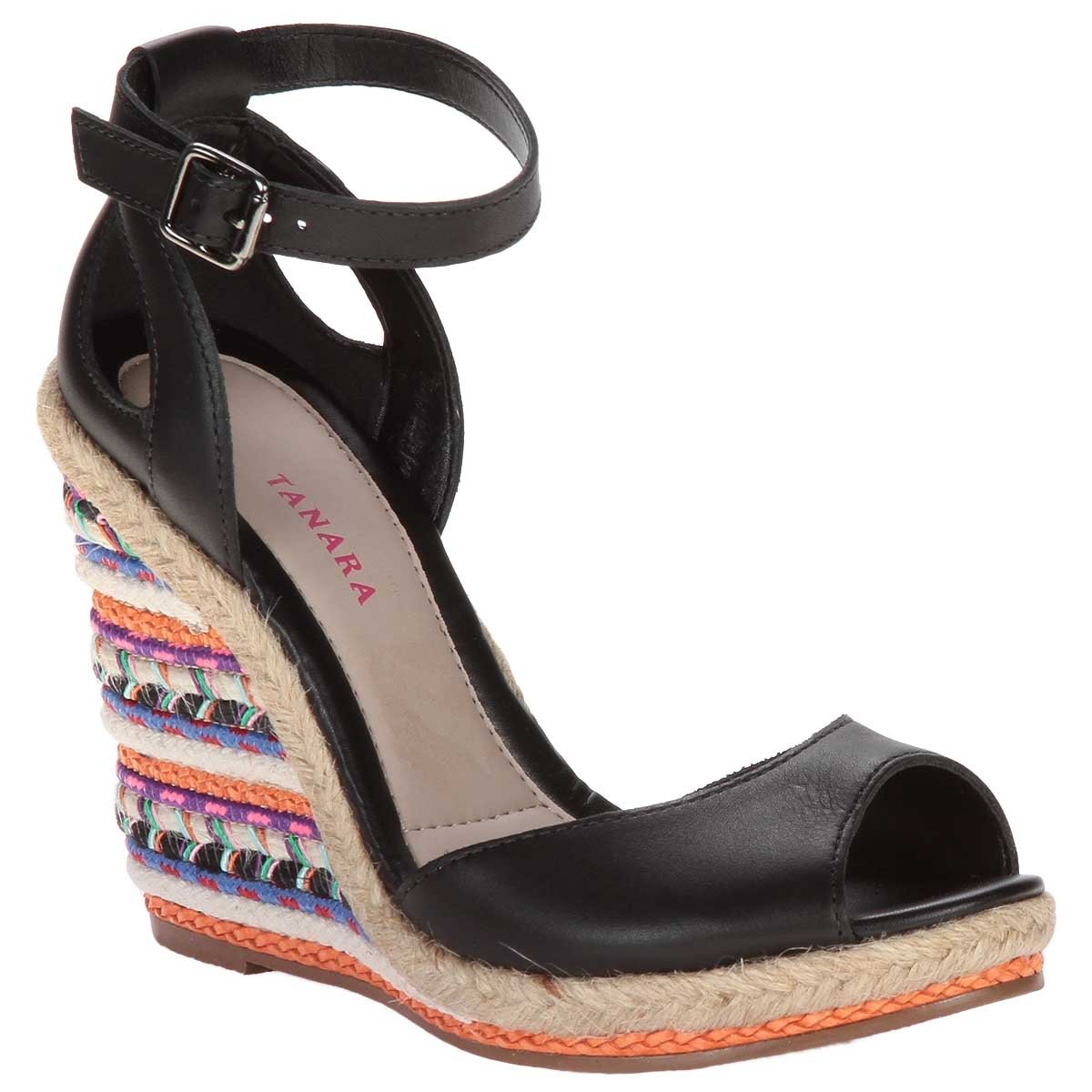 Compre Sandália Anabela Tanara Floral Tanara Dakota Online