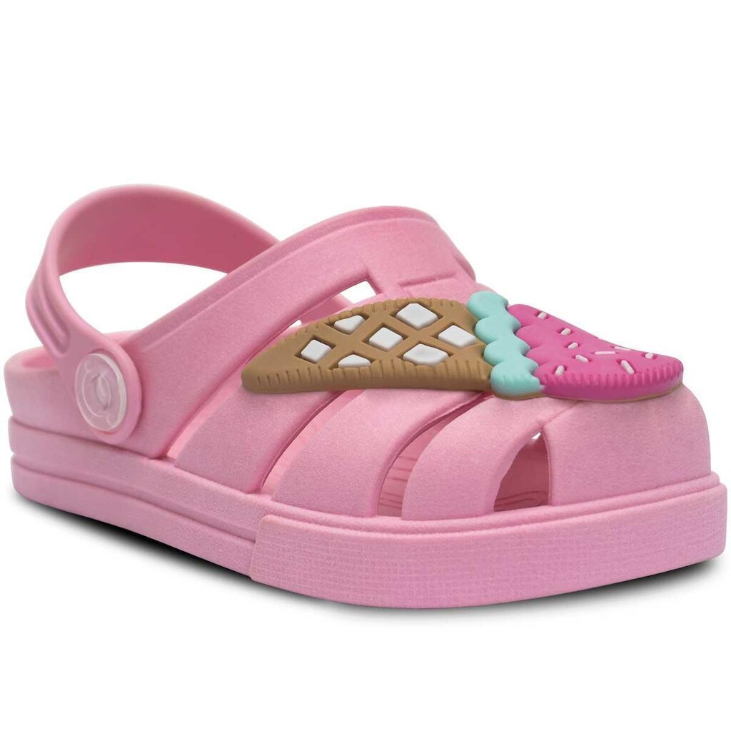 Sandalia Babuche Infantil Menina Sorvete Leve E Macio 12.26