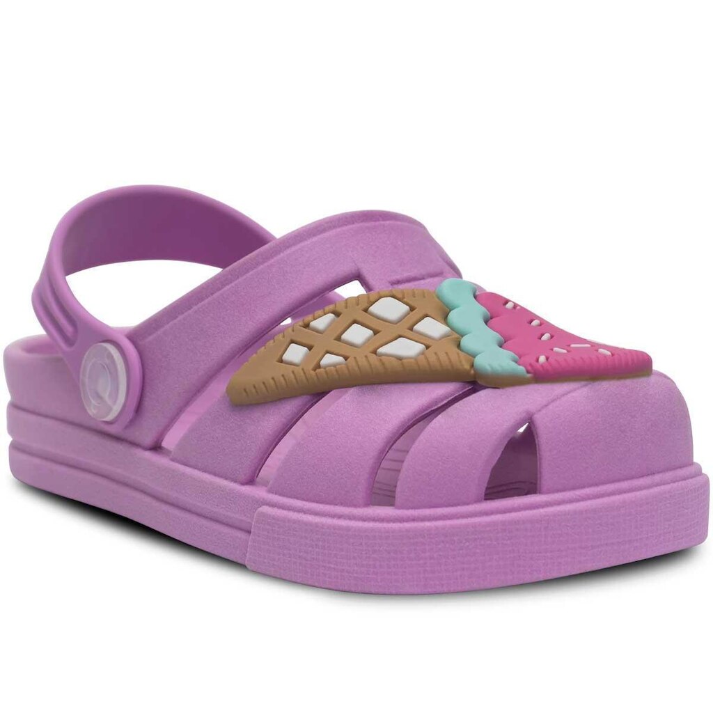 Sandalia Babuche Infantil Menina Sorvete Leve E Macio 12.26
