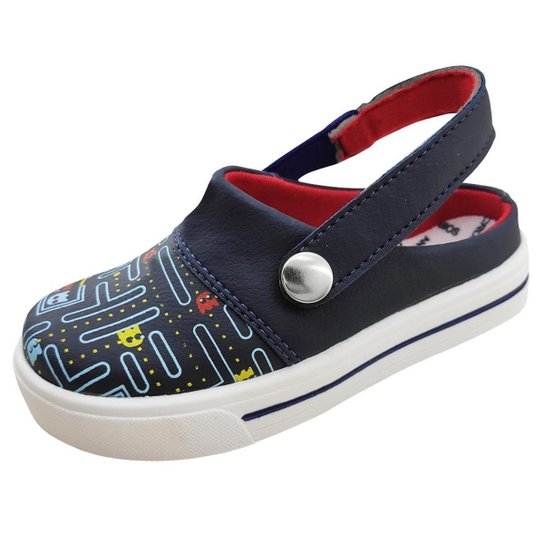 Sandália Babuche Infantil Menino Video Game Marinho - Gatatuya - Marinho Menor preço em Sandália Babuche Infantil Menino Video Game Marinho - Gatatuya - Marinho