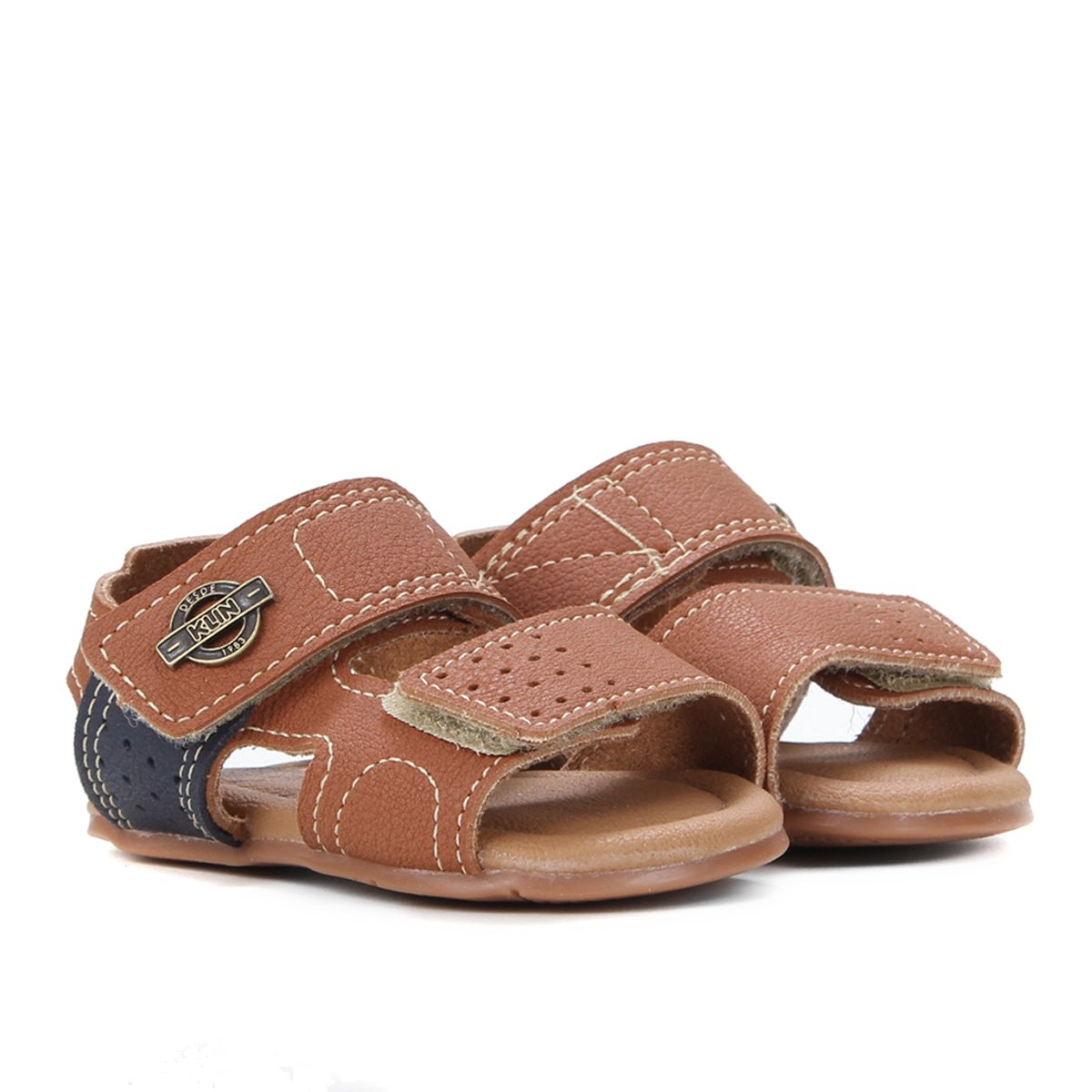 Sandália Bebê Klin Cup Cake Masculina - Marinho+Vermelho | Netshoes