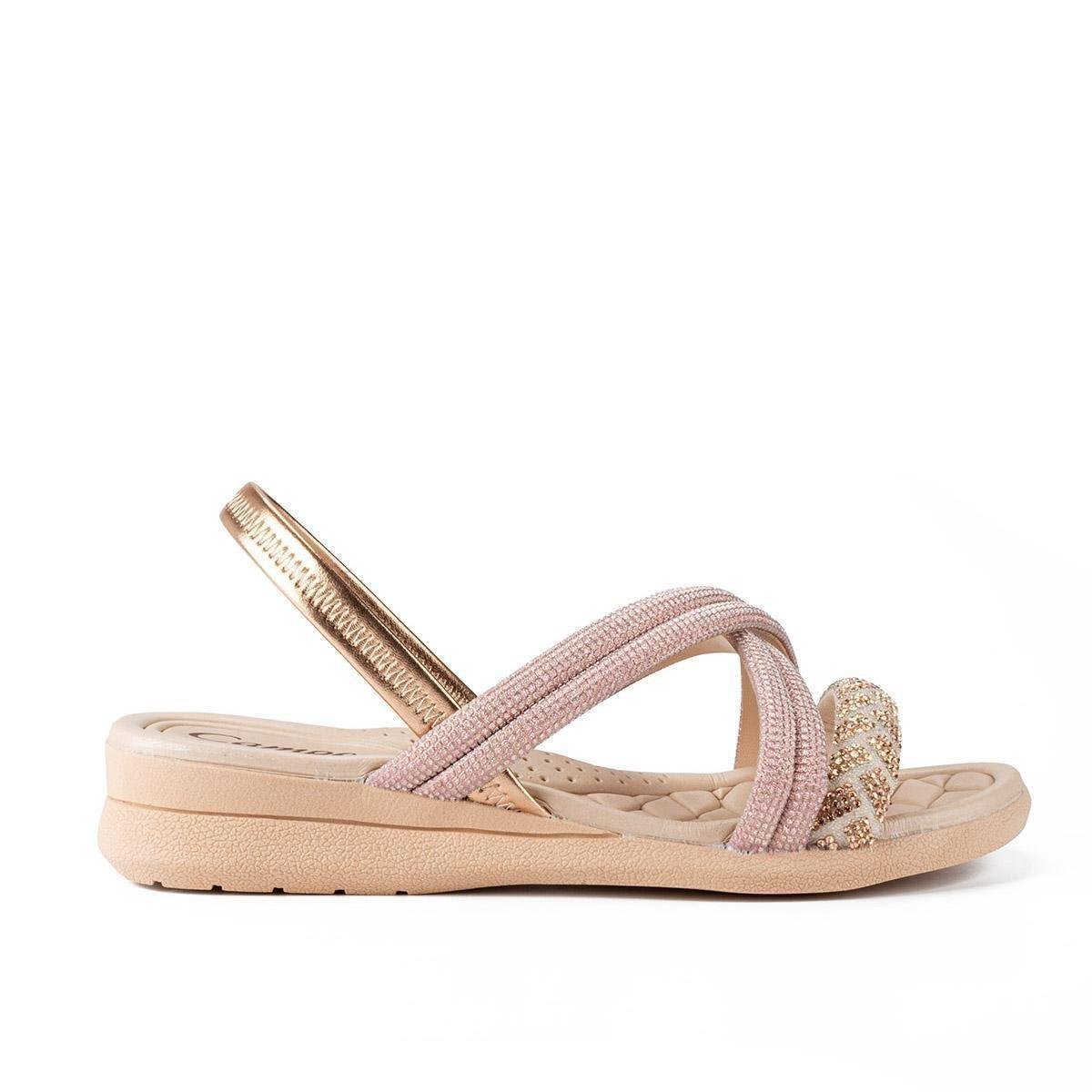 Sandalia Raphaella Booz Feminina Metal em promoção na Netshoes!