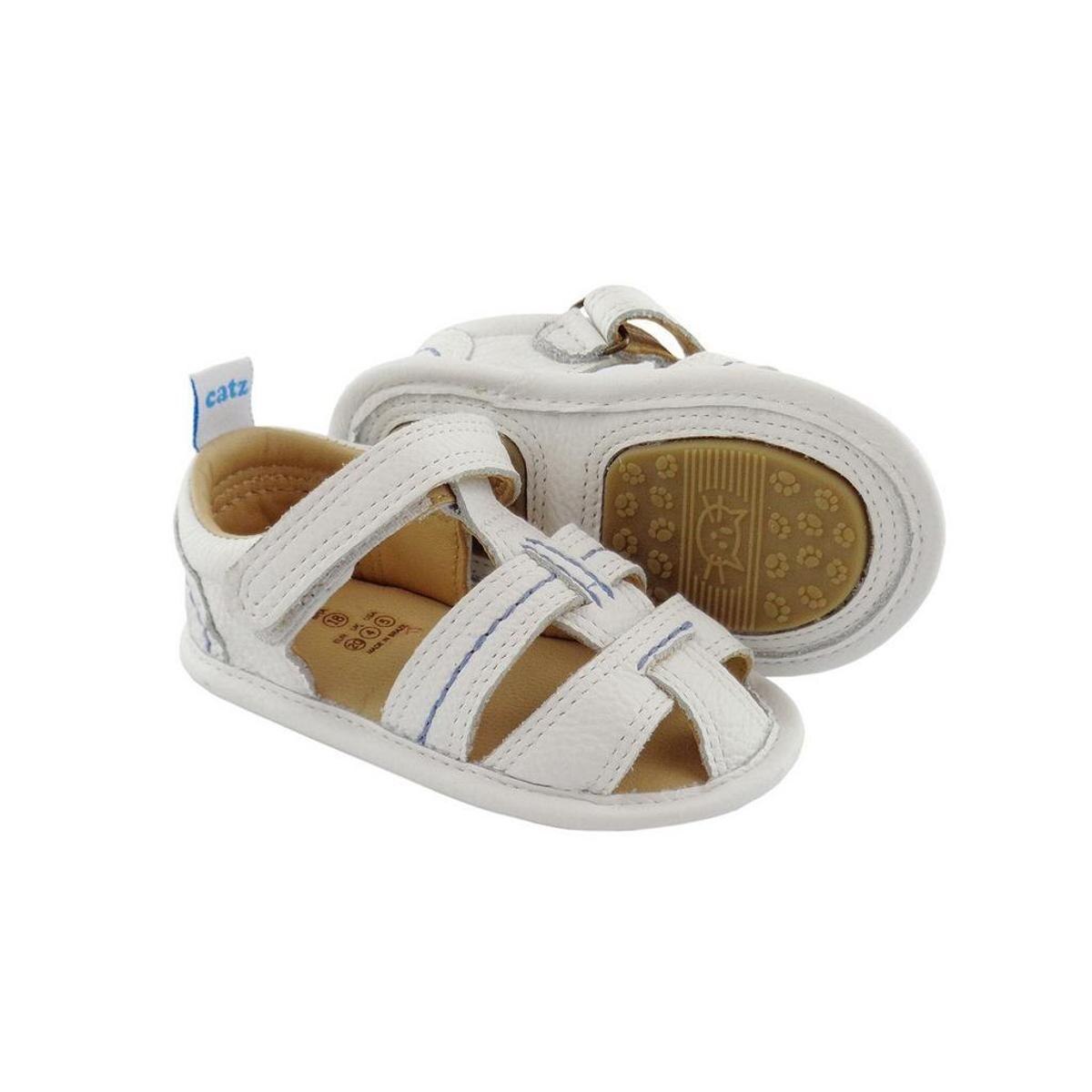 Sandália Catz Calçados Infantil Couro Joe Pesponto | Netshoes