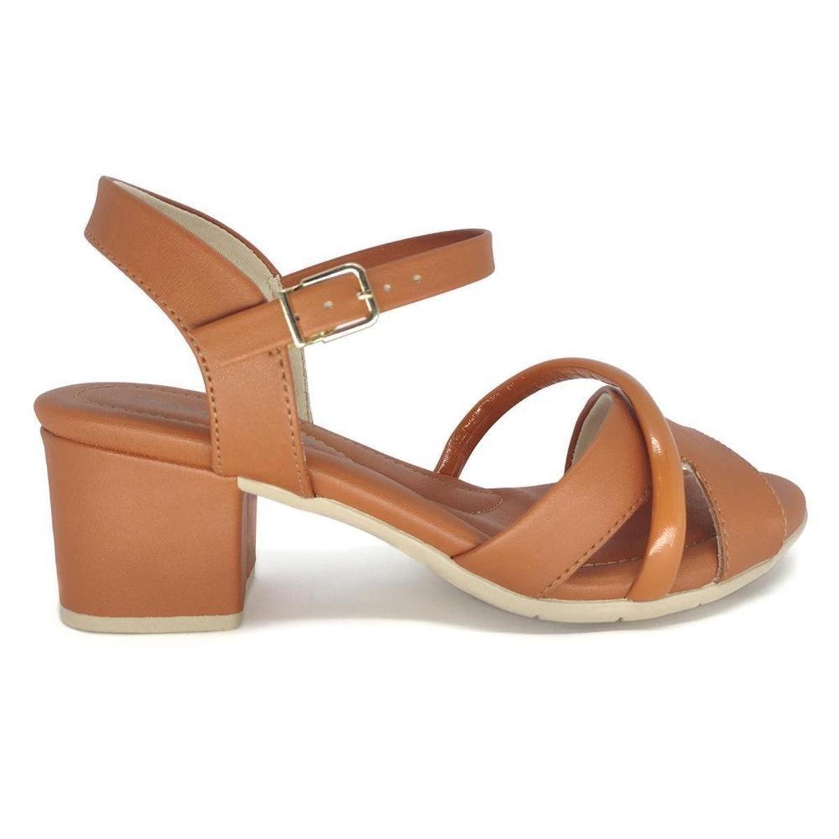 Sandália Comfortflex Salto Baixo Conforto Fivela 24-57421 Menor preço em Sandália Comfortflex Salto Baixo Conforto Fivela 24-57421