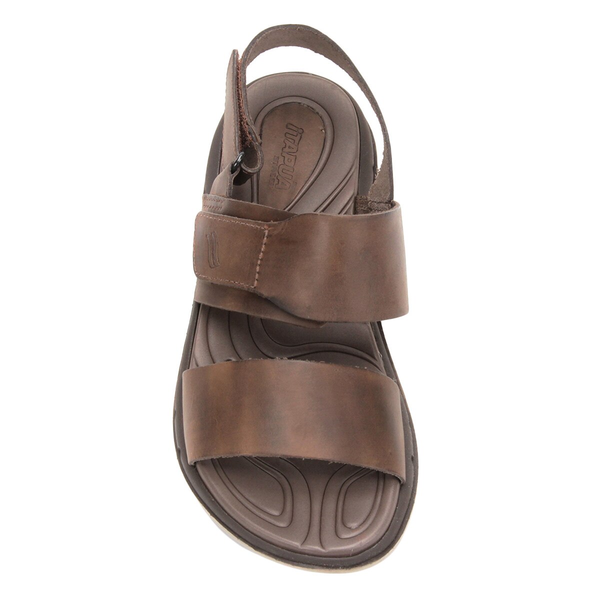 sandália couro itapuã velcro wave masculina