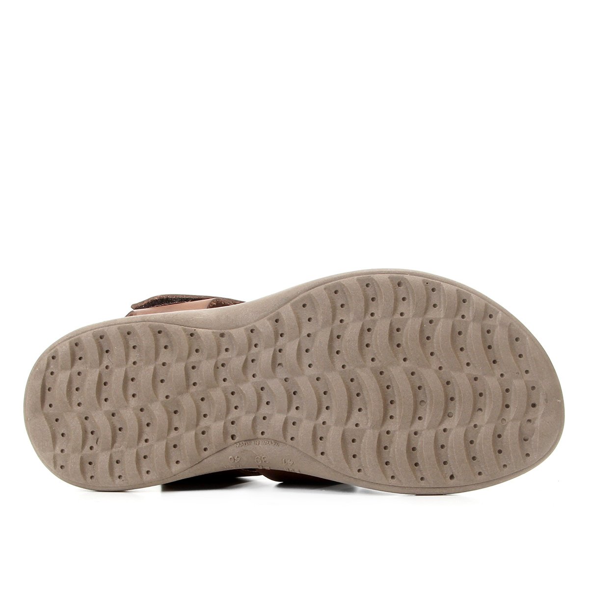 sandália couro itapuã velcro wave masculina