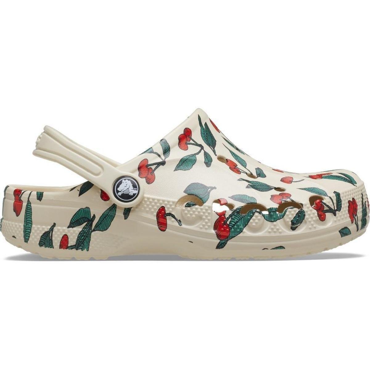 Sandália crocs baya printed clog k cherry Menor preço em Sandália crocs baya printed clog k cherry