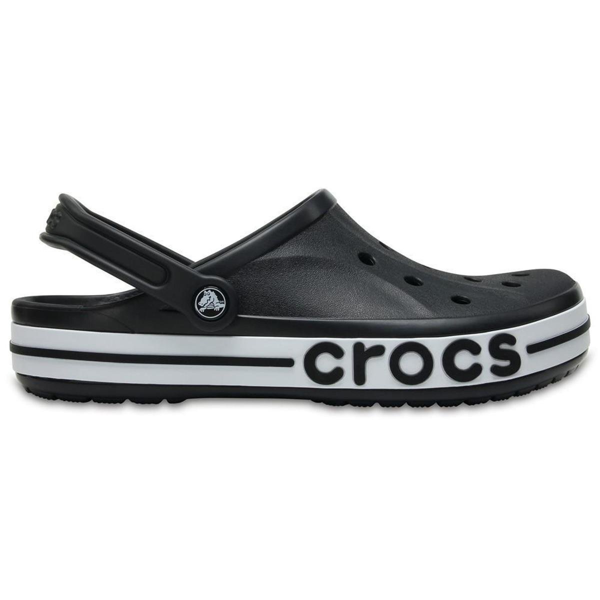 Sandália crocs bayaband clog black/white Menor preço em Sandália crocs bayaband clog black/white
