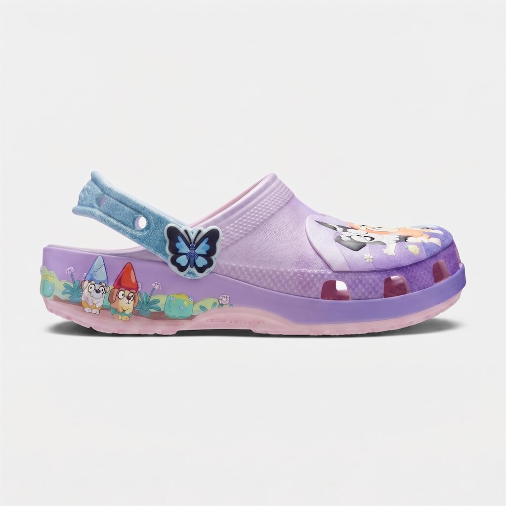 Sandália Crocs Bluey Multi Pink Classic Clog T Multi