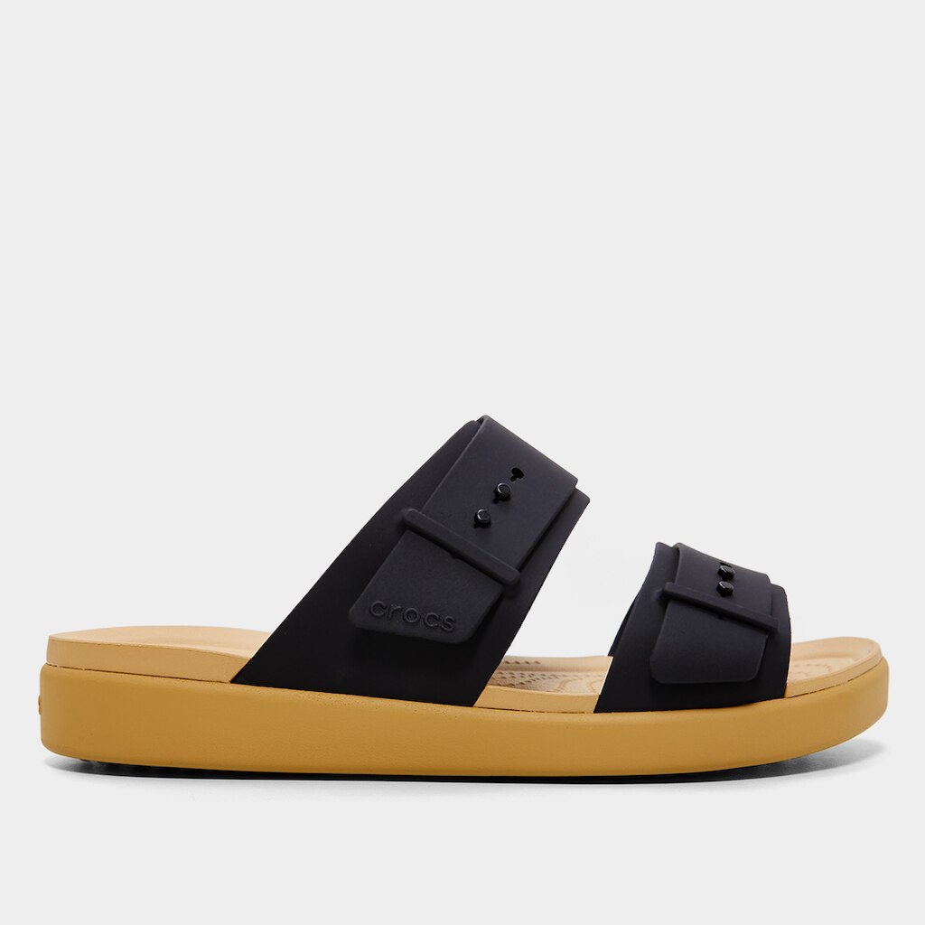 Sandália Crocs Brooklyn Buckle Feminina
