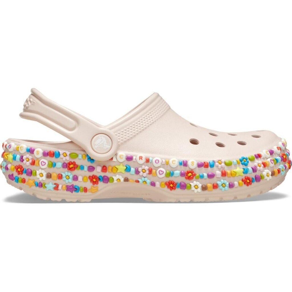 Sandália Crocs Classic Beaded Band Clog K Quartz