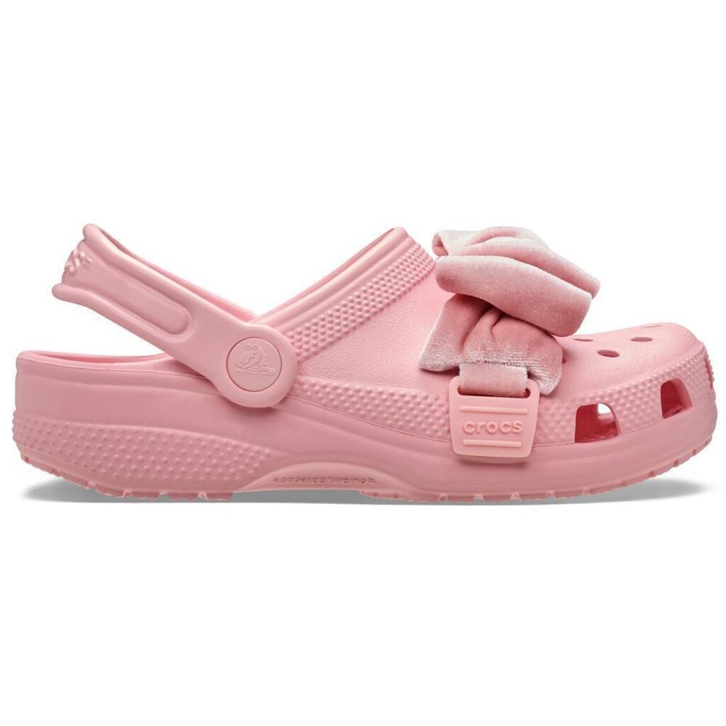 Sandália Crocs Classic Bow Clog K Powder Pink