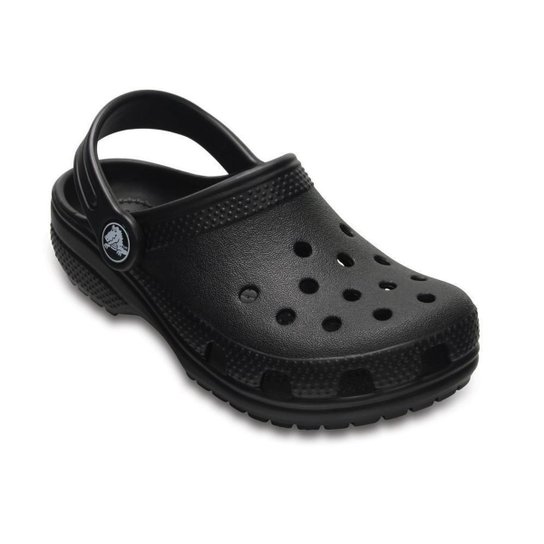 Sandã¡lia crocs classic clog k black - Preto Menor preço em Sandã¡lia crocs classic clog k black - Preto