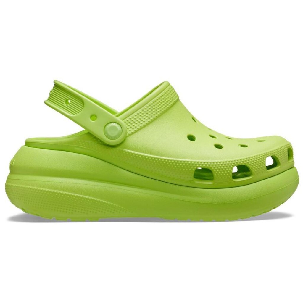 Sandália Crocs Classic Crush Platform Clog Limeade Feminina