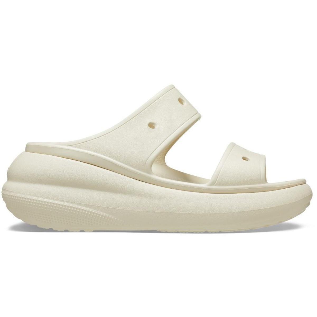 Sandália crocs classic crush platform sandal bone Menor preço em Sandália crocs classic crush platform sandal bone