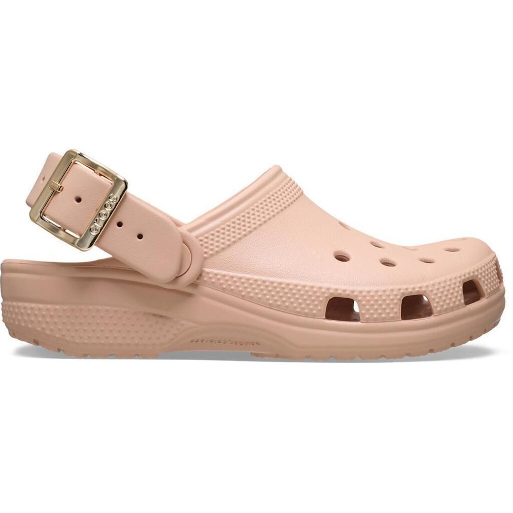 Sandália Crocs Classic Metallic Buckle Clog Blush