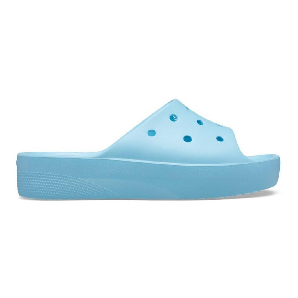 Sandália crocs classic plataform slide arctic