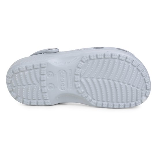Sandália Crocs Classic - Cinza Claro