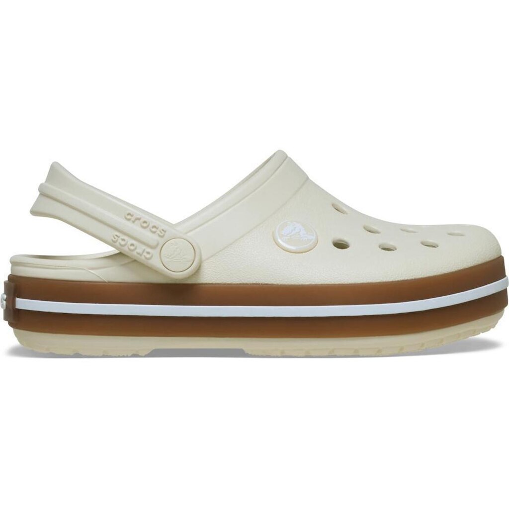 Sandália Crocs Crocband Gum Clog T Summit White