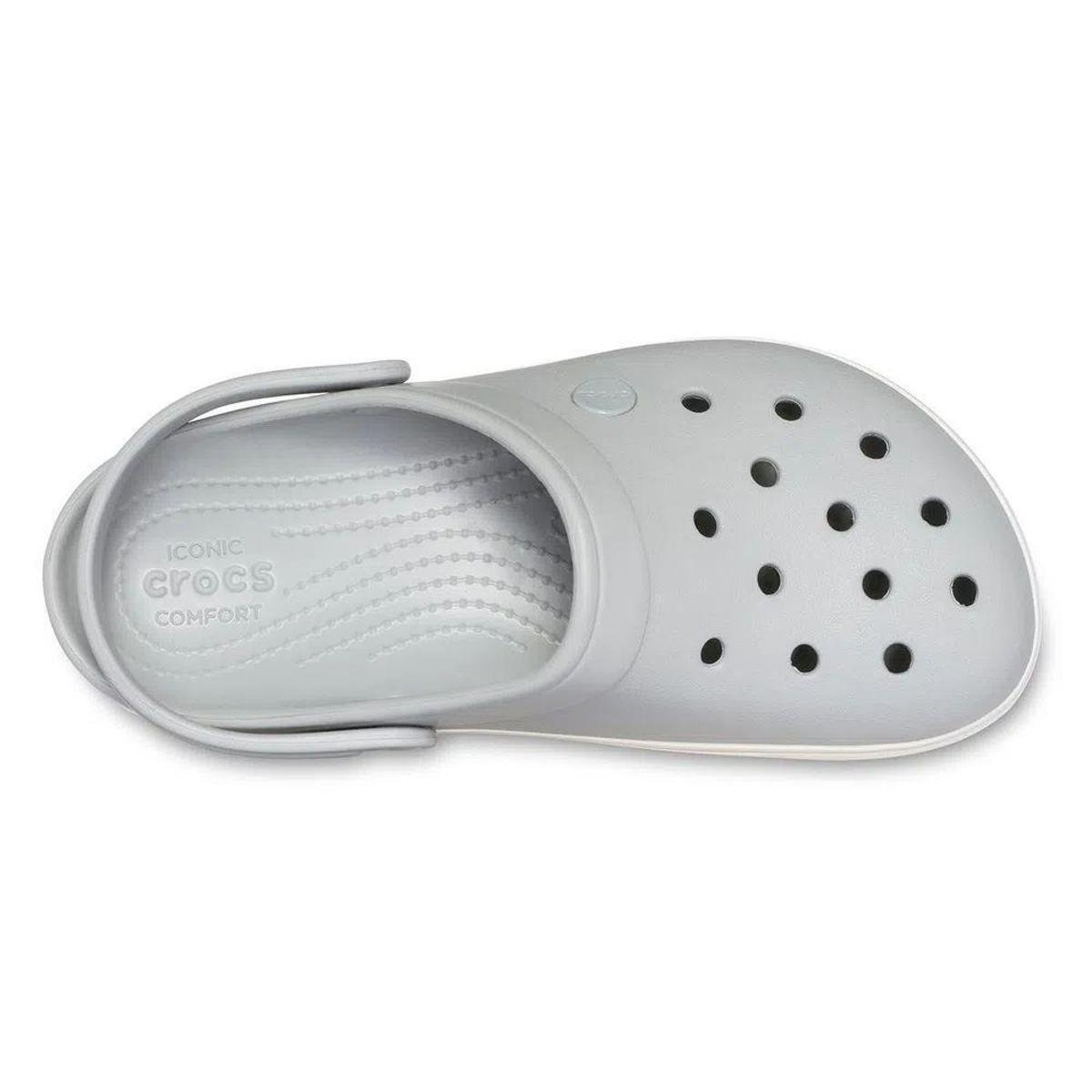 crocs platform grey