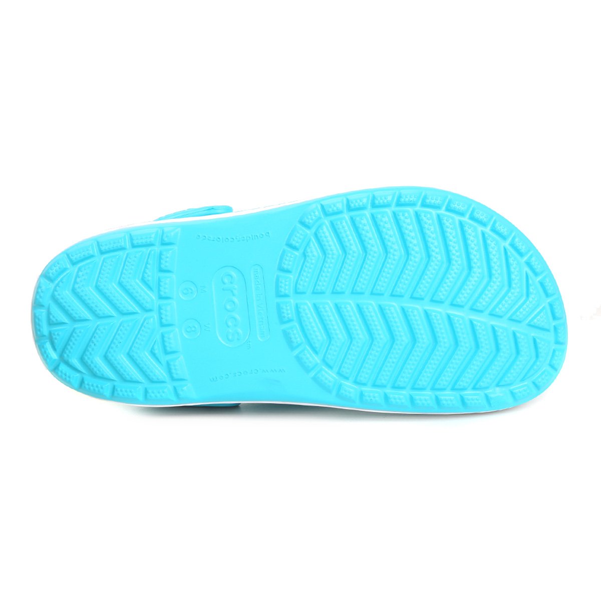 crocs crocband off white