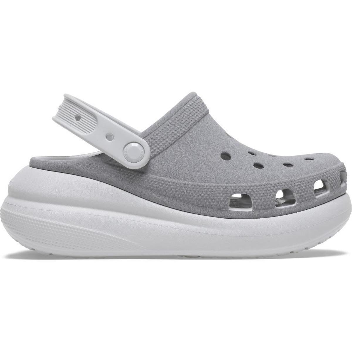Sandália crocs crush reflective clog atmosphere/reflective - Cinza ...