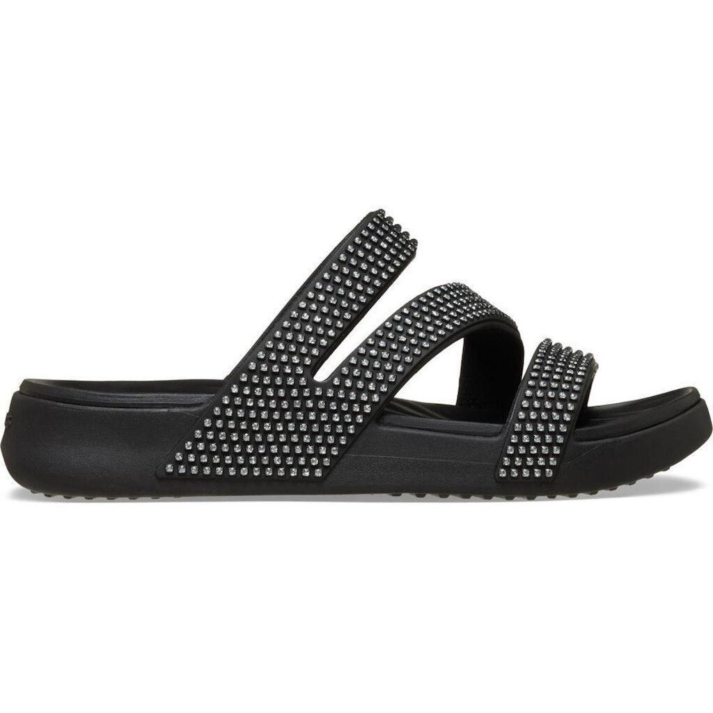 Sandália Crocs Getaway Gems Strappy Sandal Black