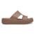 Sandália Crocs Getaway Platform H-Strap Latte - Marrom