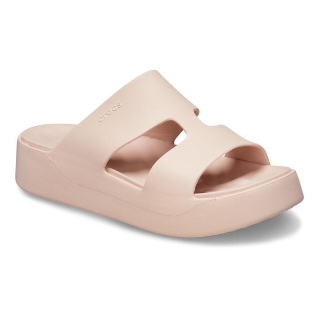 Sandália Crocs Getaway Platform H-Strap Quartz